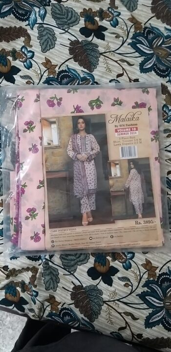 Pink Malaika Lawn - Image 4