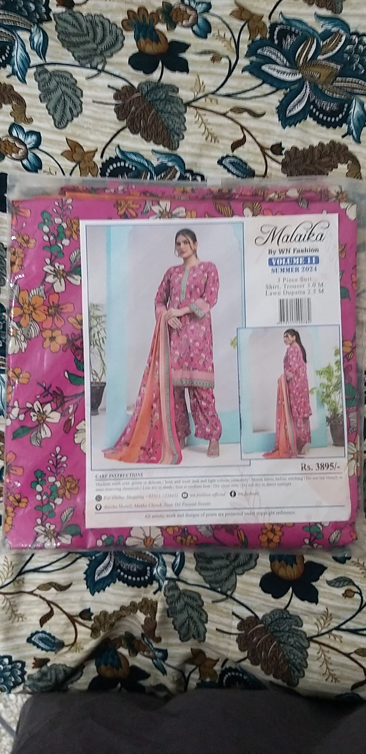 Pink Malaika Lawn