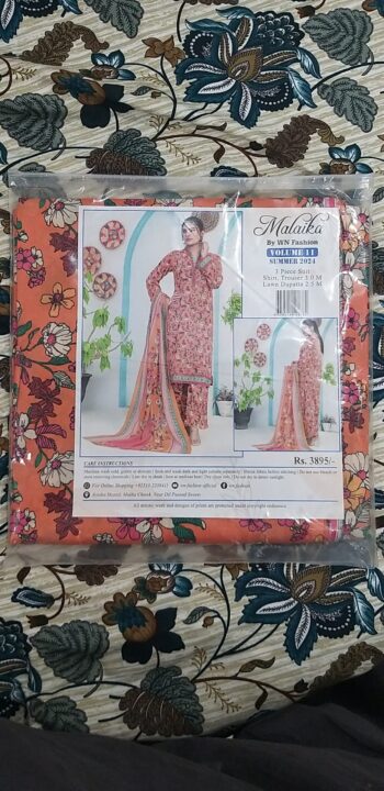 Pink Malaika Lawn - Image 4