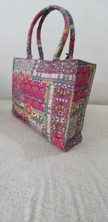 Hand Bag, Pink - Image 4