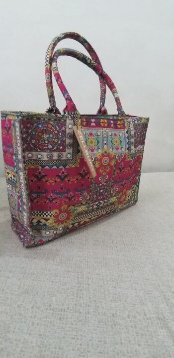 Hand Bag, Pink - Image 3