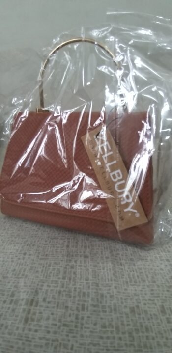 Hand Bag, Brown - Image 3